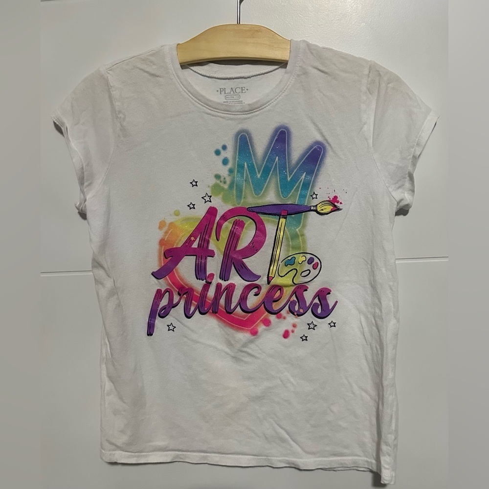 🎁The Children's Place Girls Short Sleeve Shirt- Size XL🎁